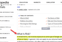 Understanding The Risks Associated With Stock Market Investing Understanding The Risks Associated With Stock Market Investing